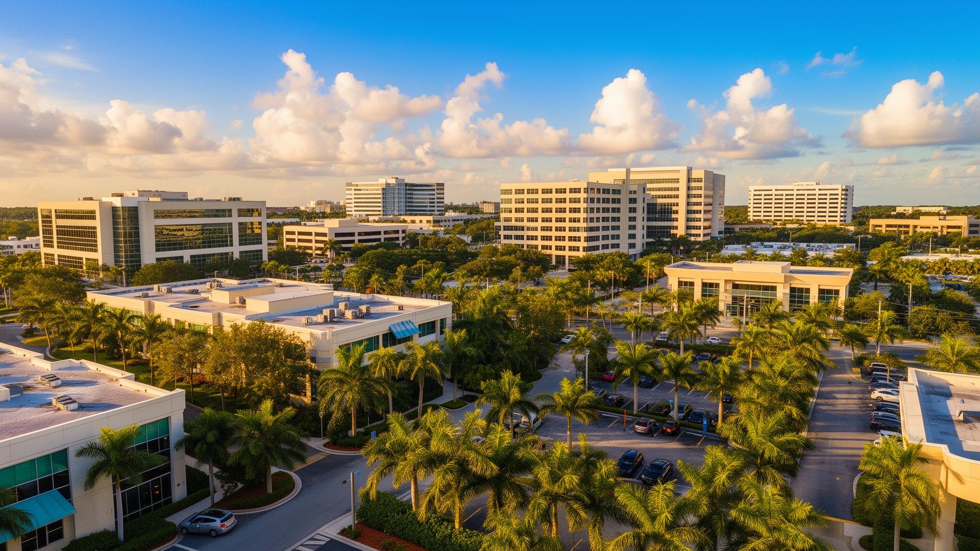 Florida commercial district representing general liability coverage